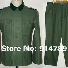 Немецкая М36 EM шерстяная полевая Униформа туника и брюки размеров-32120