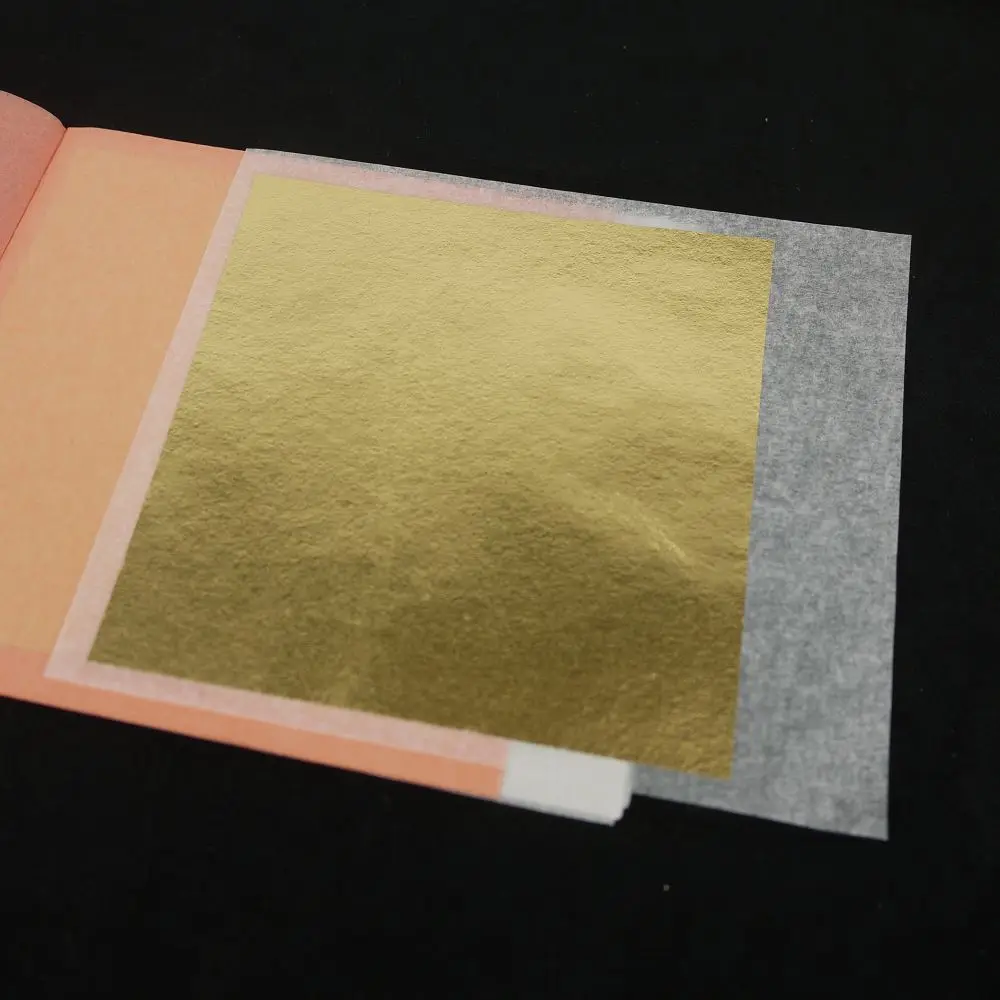41booklets of 25 sheets per booklet foil 8.0X8.0cm transfer Gold Leaf
