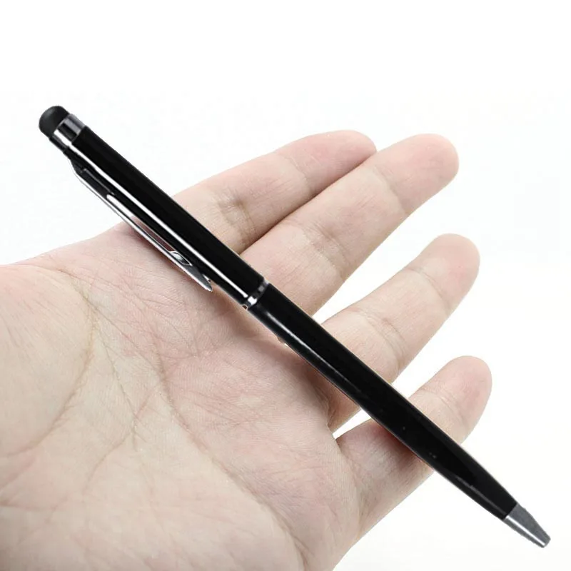 1 шт. тонкий стилус емкостный сенсорный Стилус из микрофибры для ipad для iphone, черная чернильная Шариковая ручка для Xiaomi и т. д