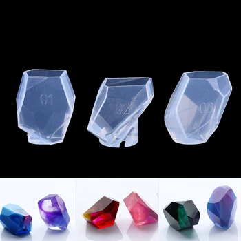 

Gem Tangent Plane Pendant Shaped Silicone Jew Mold Resin irregular Stone epoxy into mold
