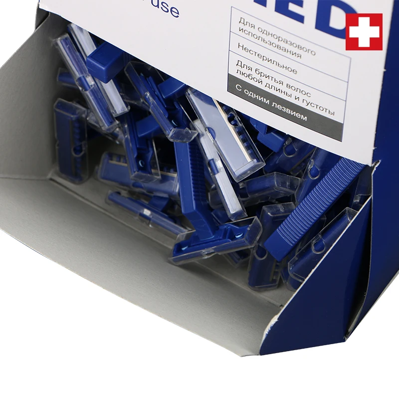 HAWARD RAZOR High Quality 100 pcs Disposable Medical Razor Single Blade With CE Certificate Imported Stainless 4