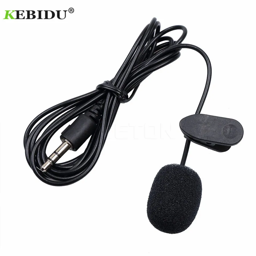 Kebidu 3 5 мм активный зажим микрофон с мини USB внешний аудио адаптер кабель для ПК