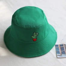 Модные шапки унисекс с вышивкой кактуса Боба, шляпы в стиле хип-хоп, мужские хлопковые летние шляпы для пляжа, рыбалки