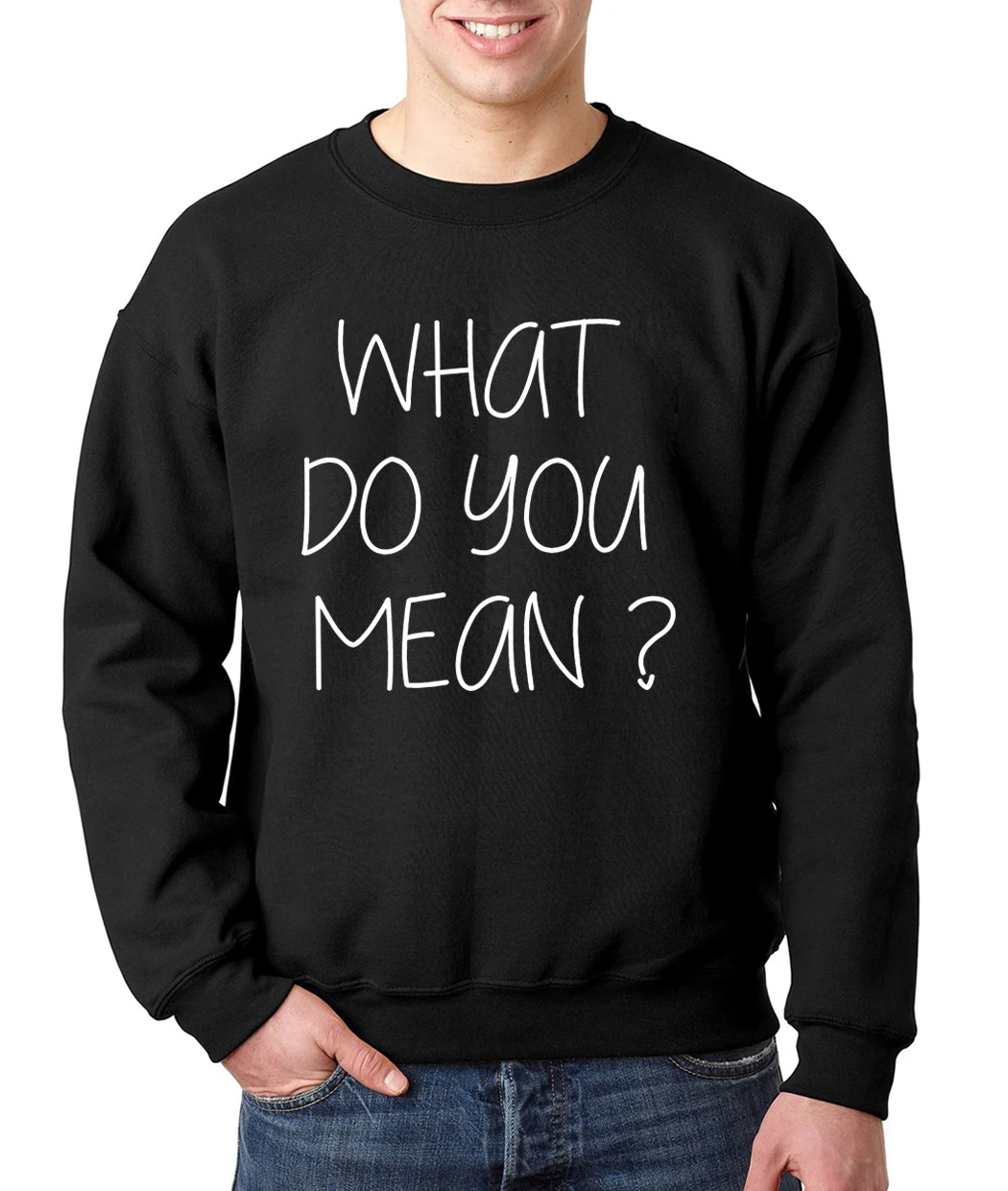 Justin Bieber what you mean letters printed long-sleeved sweatshirt men
autumn sweatshirts style hoodies Hispter tracksuit mma
