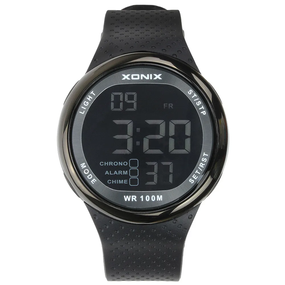masculino led digital mergulho reloj hombre esporte