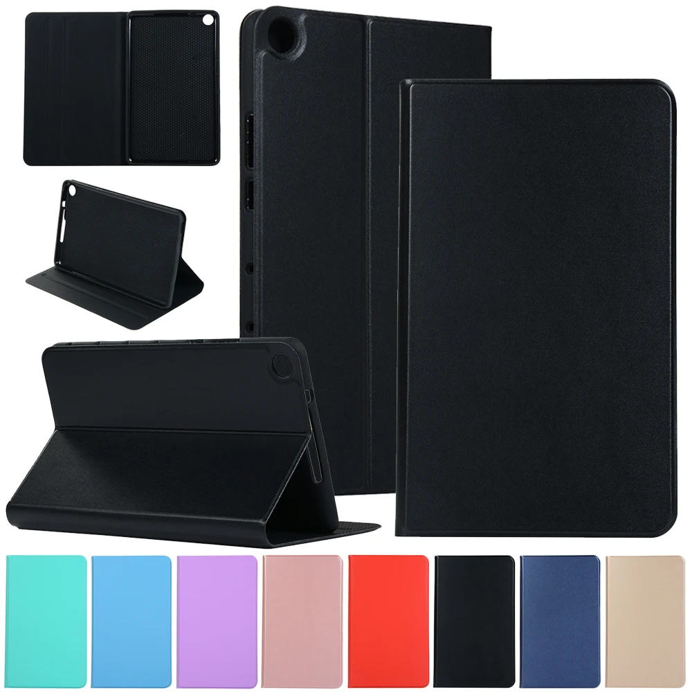 

Auto Sleep Wake Smart Cover For Huawei MediaPad M5 Lite 8.0 inch Case PU Leather Cover Case For 2019 Honor Tab 5 JDN2-AL00HN/W09