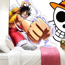 [Самоклеящаяся] 3D one piece Luffy Classic 22 японское аниме настенная бумага настенная печать настенные наклейки