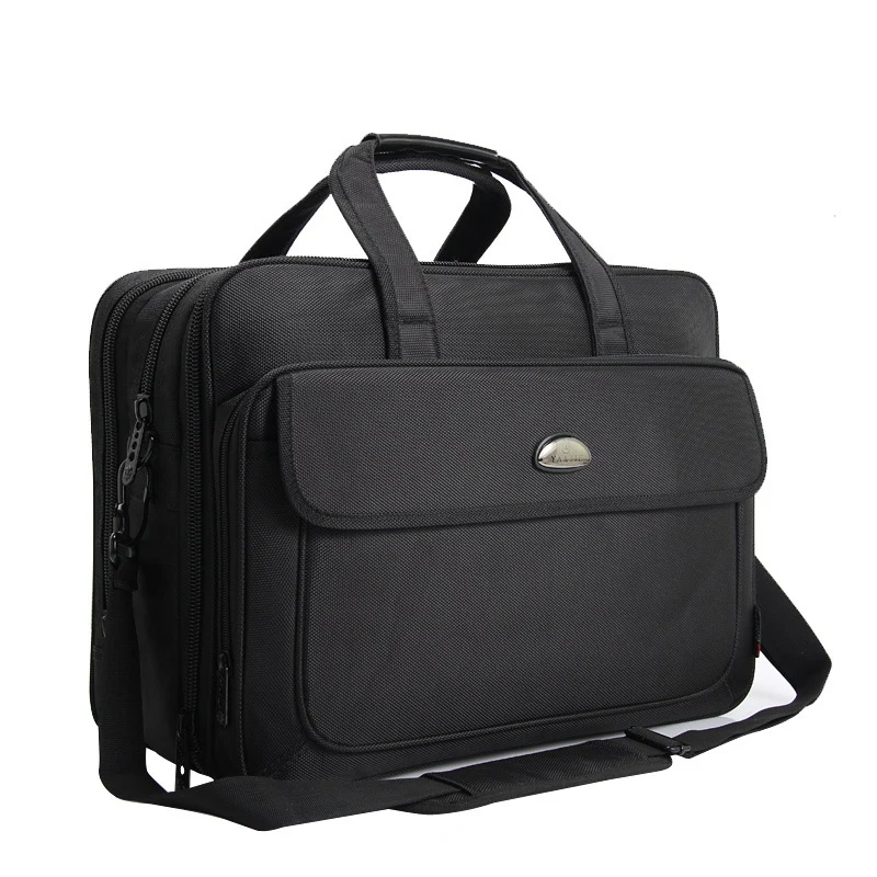 17 Inches Men's Briefcase Business Large Briefcases Laptop Computer