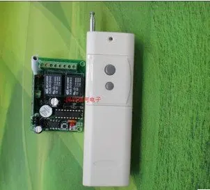 

12V 10A 2CH RF Wireless Remote Control System with 3000M Comtoroller transmitter 315/433MHZ Factory Sell Directly