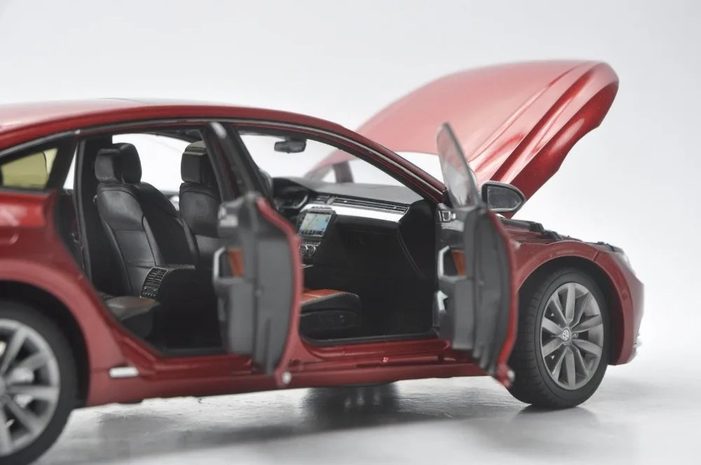 1:18 литая под давлением модель для Volkswagen VW CC Arteon красный сплав игрушечный автомобиль миниатюрная коллекция подарки Passat Magotan
