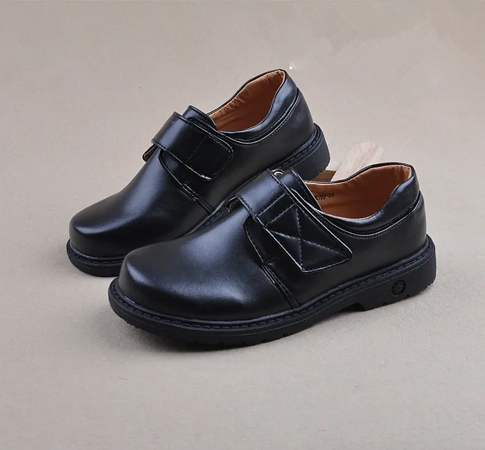 Children Boys Leather Shoes Student Glowing Shoes Kids Baby Classic ...