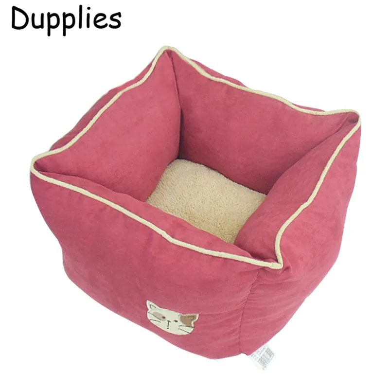Dupplies Washable Dog Cat Bed Pet House Breathable Pet Nest Puppy House