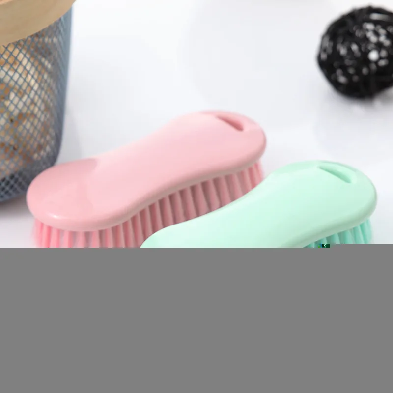 

Yoopa simple cleaning brush multi-function candy color laundry brush pink sky blue