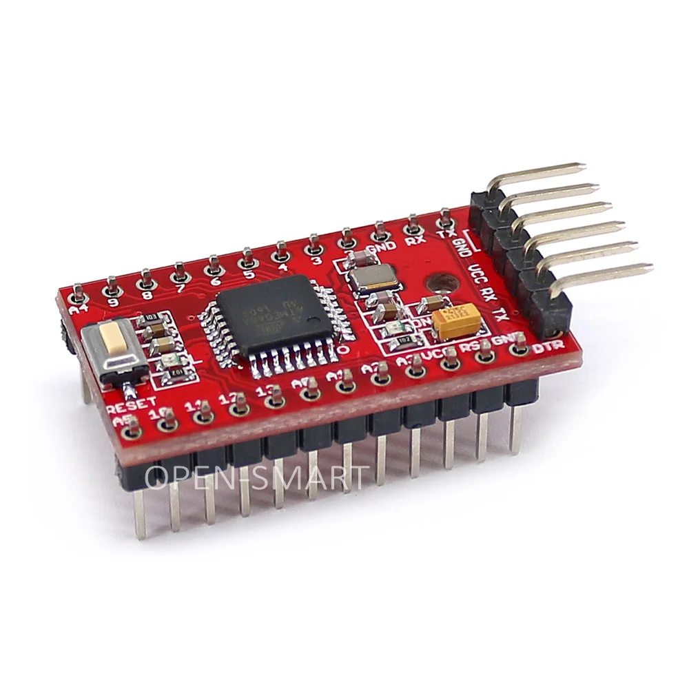 Открытый-SMART Pro Mini ATmega8 макетная плата для Arduino полезна для тестирования периферийного модуля, такого как светодиодный, зуммер, последовательный Bluetooth