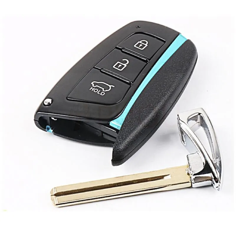 

High Quality Smart Key Case For Hyundai 2013-2015 Genesis Santa Fe Equus Azera Remote Control Key Shell Smart Fob