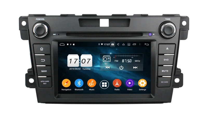 1024*600 HD сенсорный экран android 10 автомобильный dvd плеер для mazda CX 7 2010 2014 Автомобильная