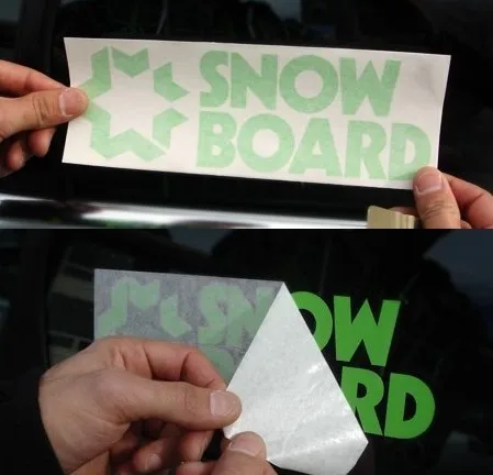 Promotional Die Cut Transfer Decal UV Protected Screen Printing Car Decals Stickers ---PX7002