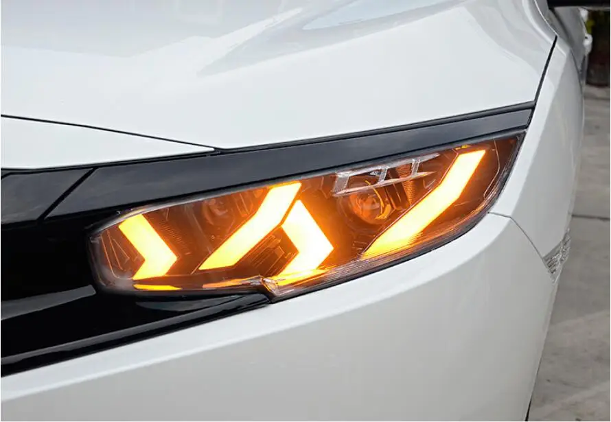 2016 ~ 2018/2012 2015 год автомобиль Стайлинг для Civic фар hid xenon/светодиодный DRL Туман
