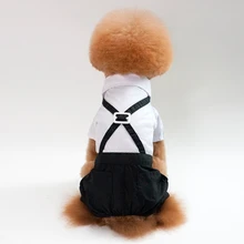 Костюм для животных брюки черный джентльмен собака костюм одежда штаны для четвероногих джентльменов Одежда для собак