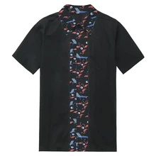 Модная мужская рубашка с короткими рукавами и принтом Фламинго с животным принтом летняя новая модная повседневная рубашка из 97% хлопка