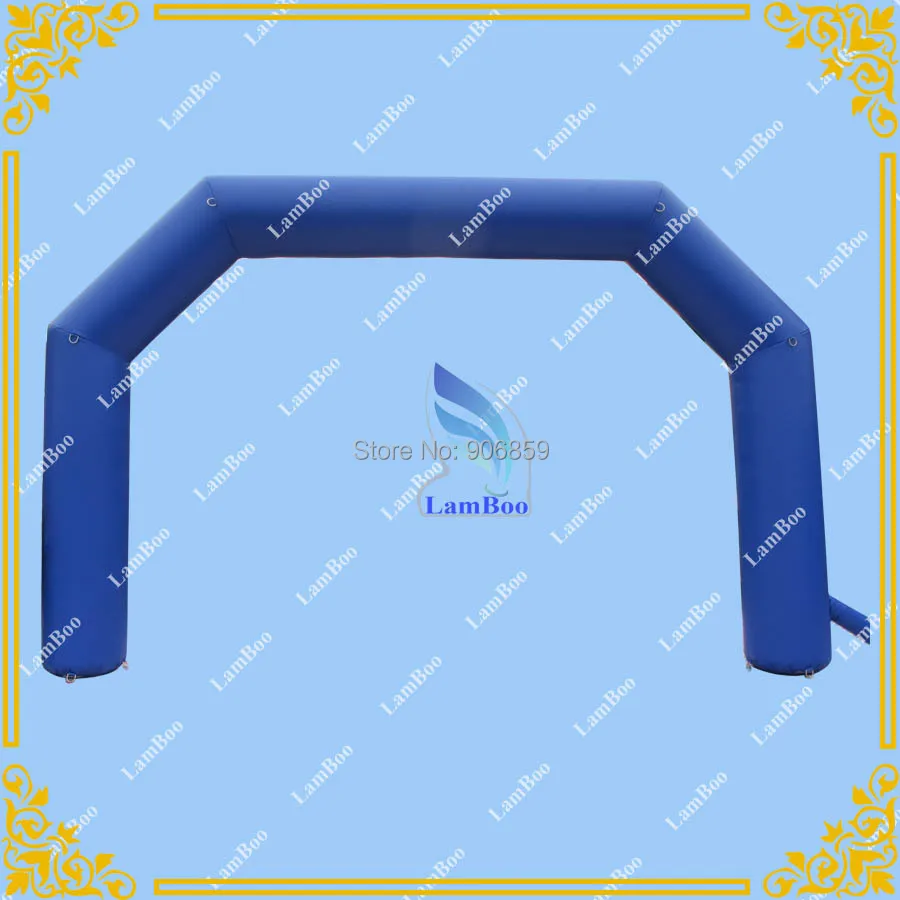 

6m*4m/20ft*12ft Blue Inflatable Finish Line Arch with CE UL Blower/ Start Archway for Sports Events Free Shipping