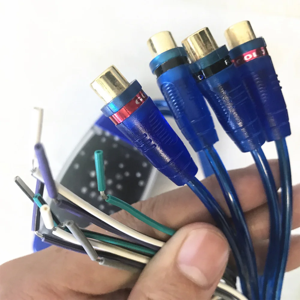 4RCA адаптер изолятор для автомобильного аудио с высоким до низким уровнем
