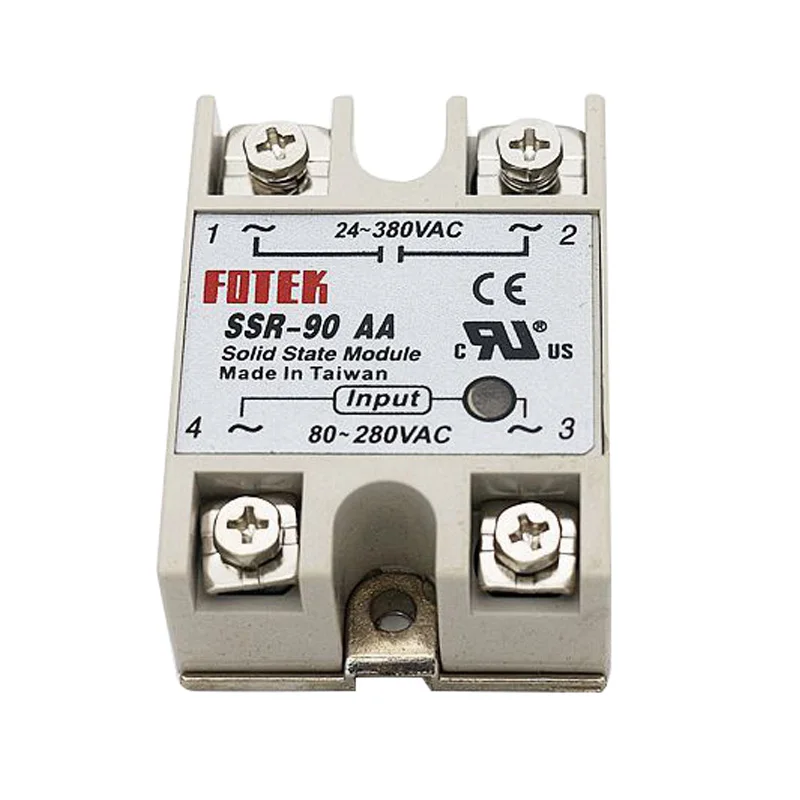 SSR 90AA H Solid State Relay 90A Input 80 280V AC Load 90 480V AC SSR