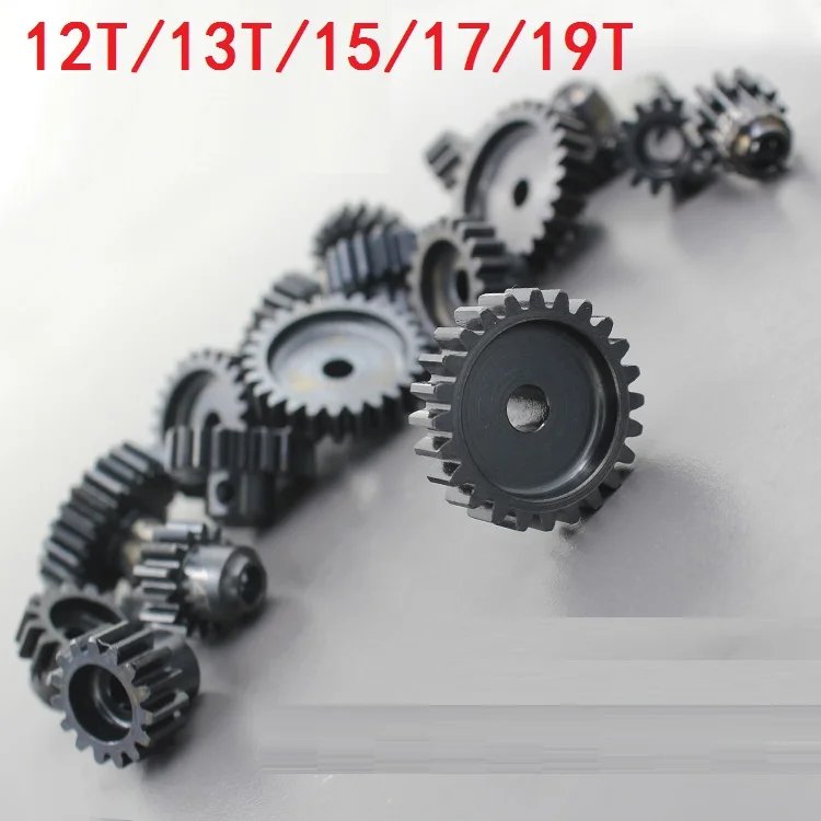 12T/13T/15/17/19T M1 модуль отверстия 5 мм стальная шестерня s мотор редуктор R/C модель
