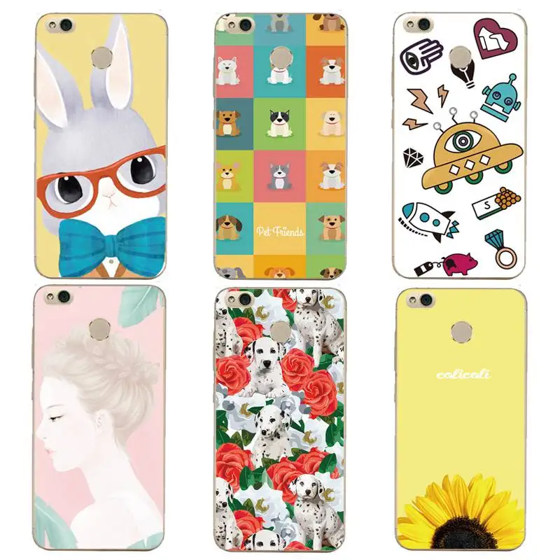 

Original Sunflower Coque Soft Clear TPU Phone Case For xiaomi redmi 4x 4a note5a note4x 5s 5s mi6 note3 Dog Cover Free Shipping