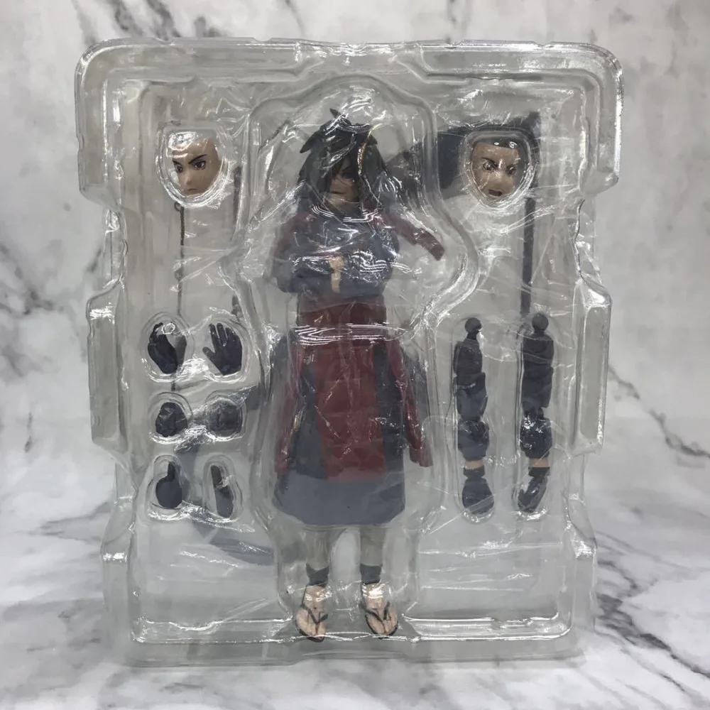 СВЧ Наруто Учиха Мадара фигурка серп игрушки модель с розничной коробкой 15 см