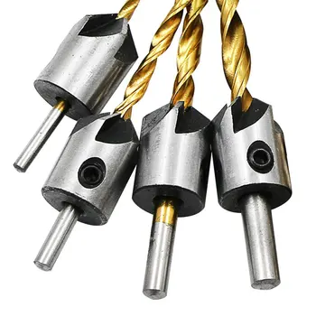 

HSS step drill bits hot 1 pcs titanium coating power tool carbide drill bit micro drill Pagoda bit suit hss step drill Kit