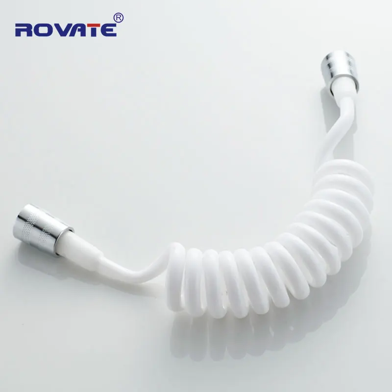 Bathroom Flexible Shower Hose Washing Machine Silicone 1.5m Automatic