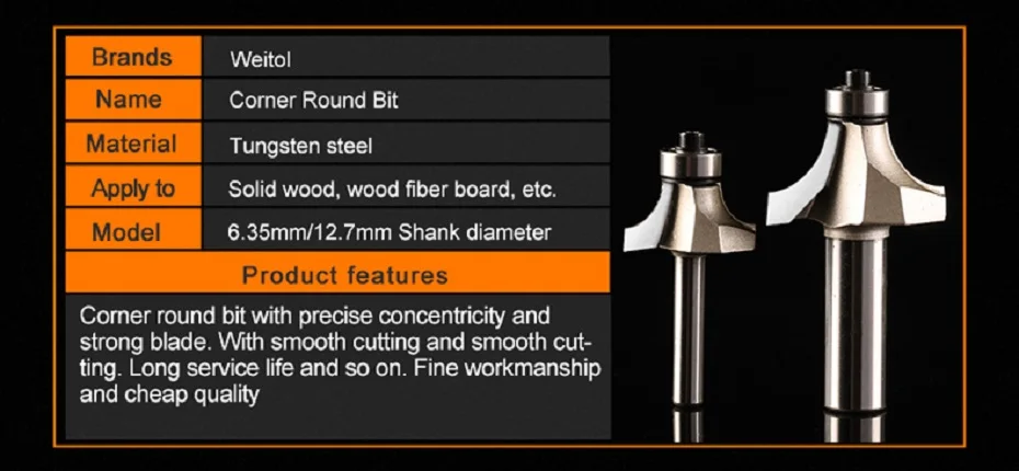 Corner Router Bit  03