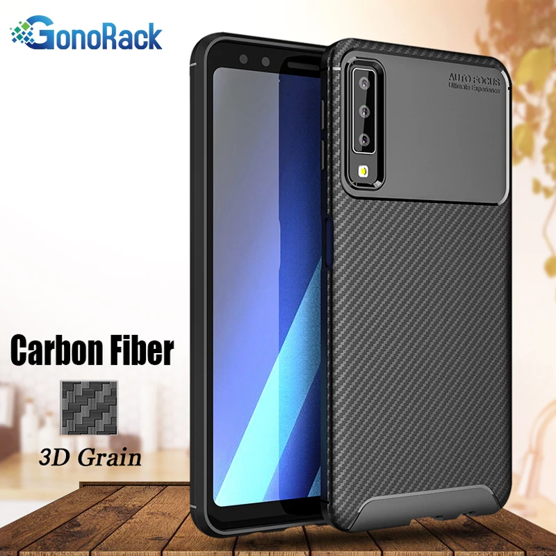 

Shockproof Back Cover for Samsung Galaxy A7 2018 Case Samsung Galaxy A8 2018 Case Samsung A7 2018 A6 Plus Case Silicone A750 A9