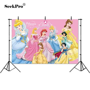 

Thin Vinyl Princess Floral Fairy Garden kids baby children Photography Studio backgrounds Professional indoor Photo backdrop