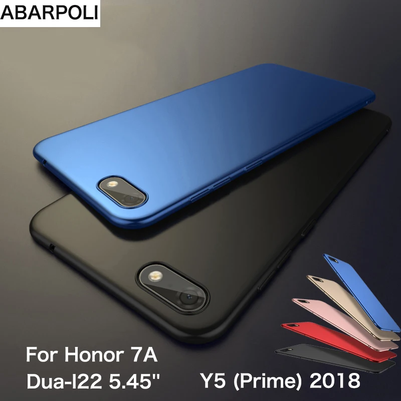 Для Huawei Honor 7A Dua-l22 5 45 ''чехол жесткий матовый чехол для Y5 Prime 2018 Coque Русская