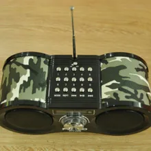 Динамик Горячая Камуфляж стерео fm-радио USB/динамик для карты tf MP3 музыкальный плеер fm-радио с дистанционным управлением радио