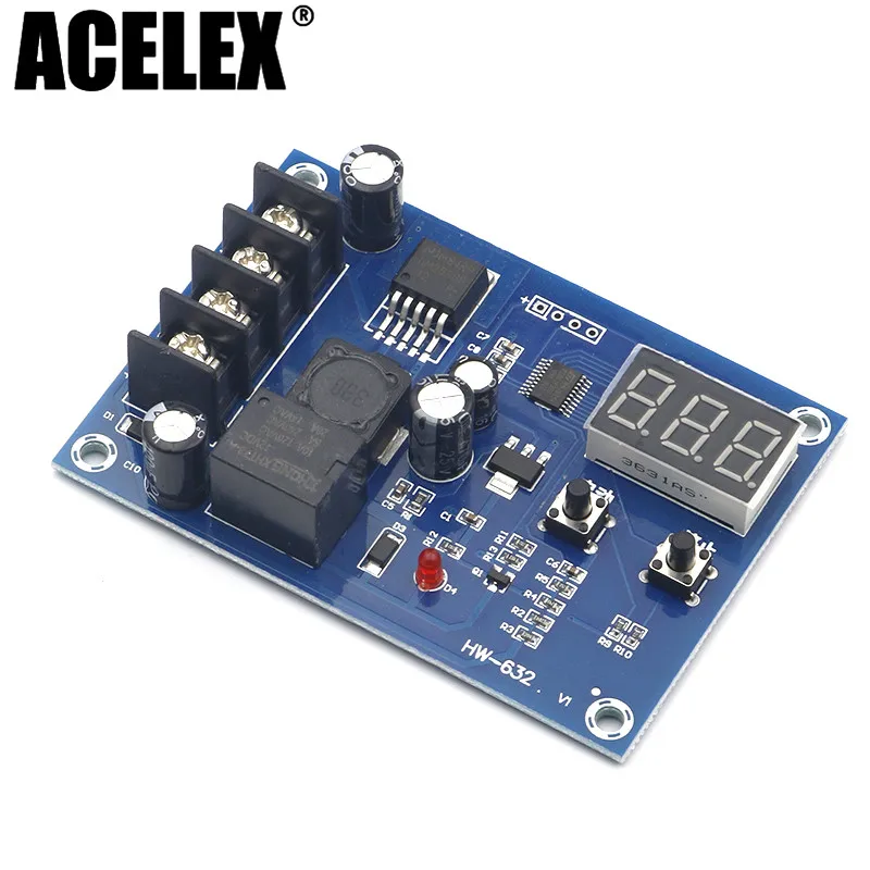

XH-M603 Charging Control Module Digital LED Display Storage Lithium Battery Charger Control Switch Protection Board 12-24V