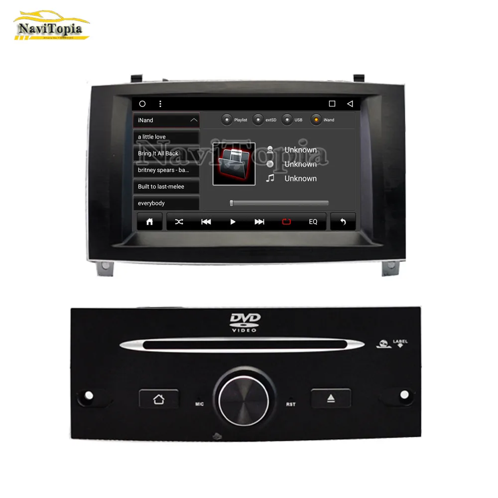 Perfect NAVITOPIA 7inch 2G RAM 32G ROM Octa Core Android 8.1 Car GPS Navigation for Peugeot 407 2004 2005 2006 2007-2010 5