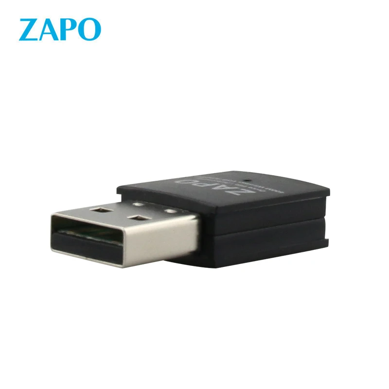 Zapo Mini Free Drive файл беспроводной Ac 600M 5G Wifi Usb Bluetooth 4,0 адаптер двойные антенны сетевая карта для настольного ПК Lapto