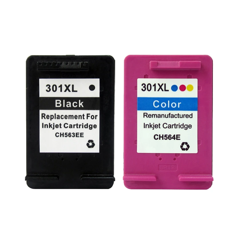 For HP 301 301 XL Black & Tri Color Ink Cartridge For HP Deskjet 1000 1050 1050A 1055 2000 2050