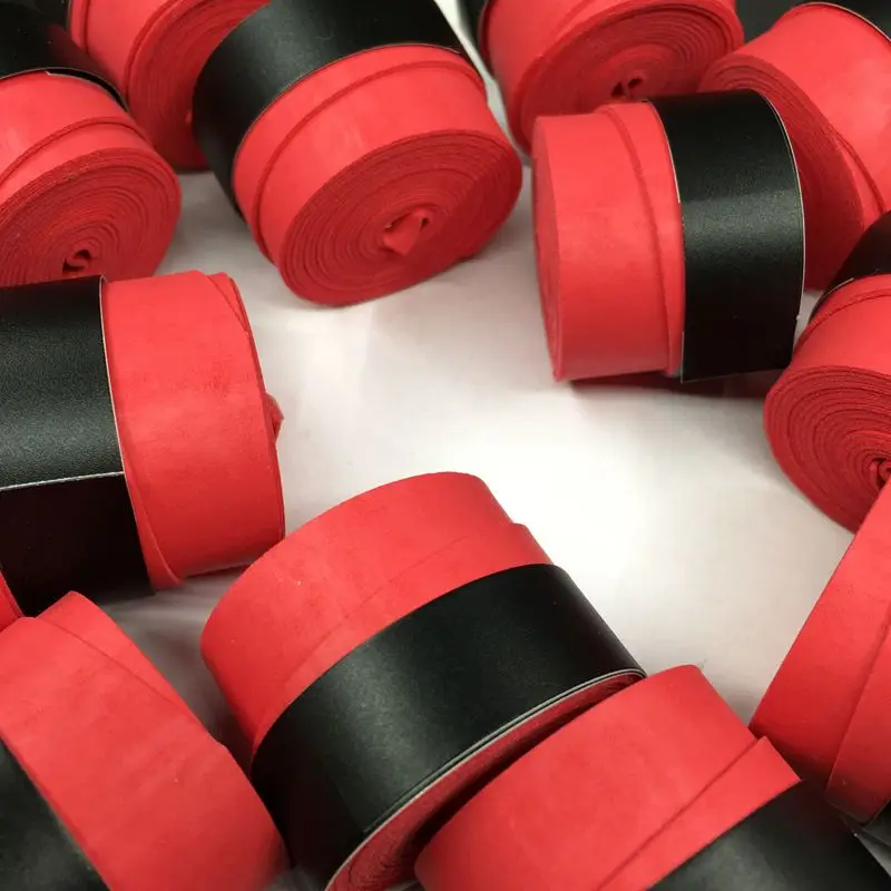 60 шт. красного цвета без логотипа сухой на ощупь бадминтон overGrip