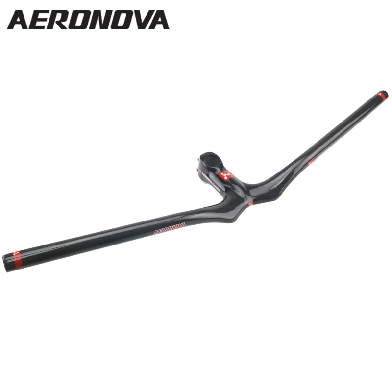 Aeronnova, руль для велосипеда, крепление, руль для велосипеда, углеродный, MTB, 31,8 мм, полностью углеродное волокно, MTB, руль для велосипеда/плоская ручка