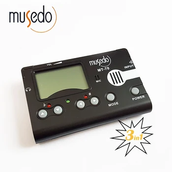 

Musedo MT-70 Guitar Tuner/Violin Tuner/Metronome/Tone Generator Bass Guitar tuner with metronome( 3 in 1)