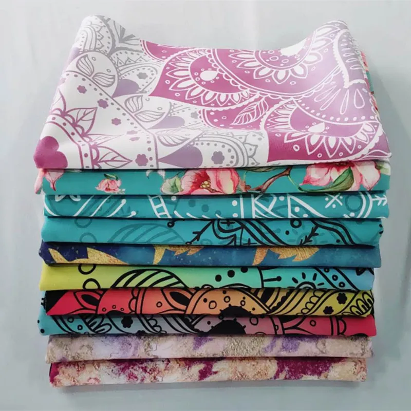 Yoga Mat Natural Rubber 183*68CM*1.5MM Suede Exercise Mat Non slip For Outdoor Pilates Dance Fitness Yoga Travel Mats