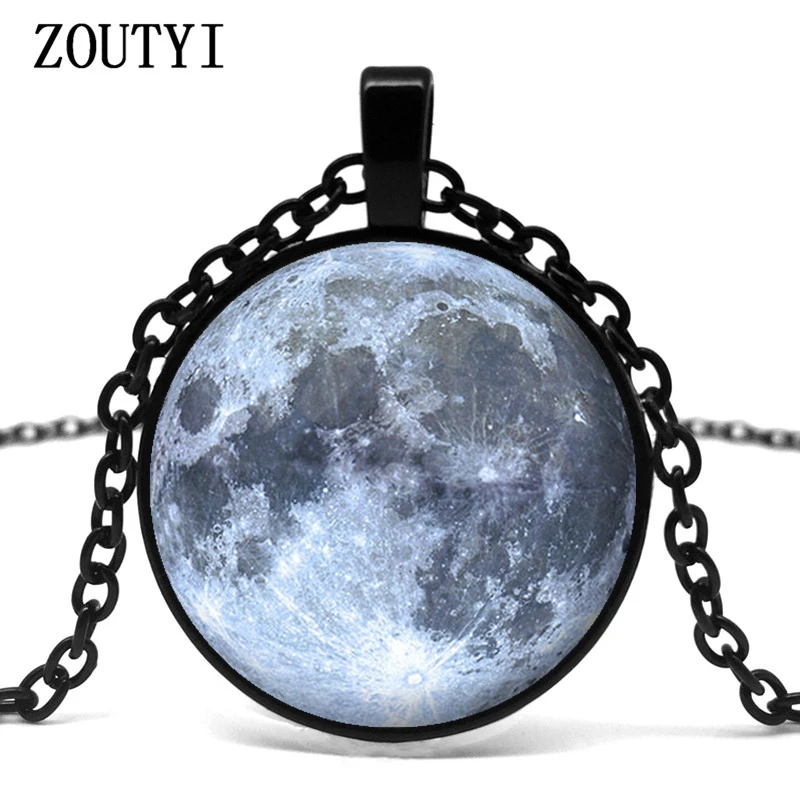 Mens necklace Hot Sale Cheshire Cat Logo Sign Pendant Necklace Prank Retro Glass Pendant Necklace.