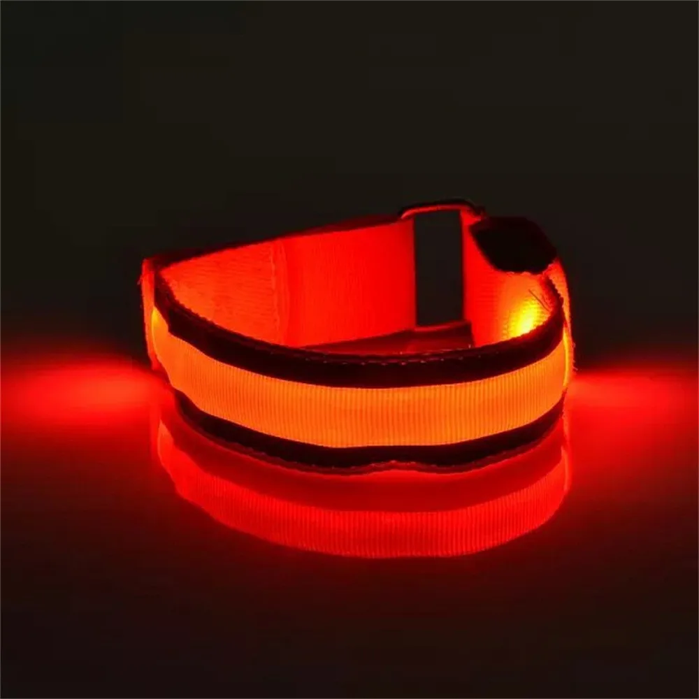 Reflective LED Light Arm Armband Strap Safety Belt For Night Running Cycling 10.4 Reflective LED Light Arm Armband Strap Safety Belt For Night Running Cycling 10.4