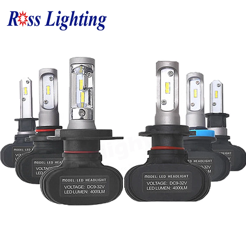 2 шт. авто Led H7 фара 9005 9006 HB3 HB4 головная лампа H4 Hi Lo автомобильная 6500K CSP чип 50 Вт 8000lm