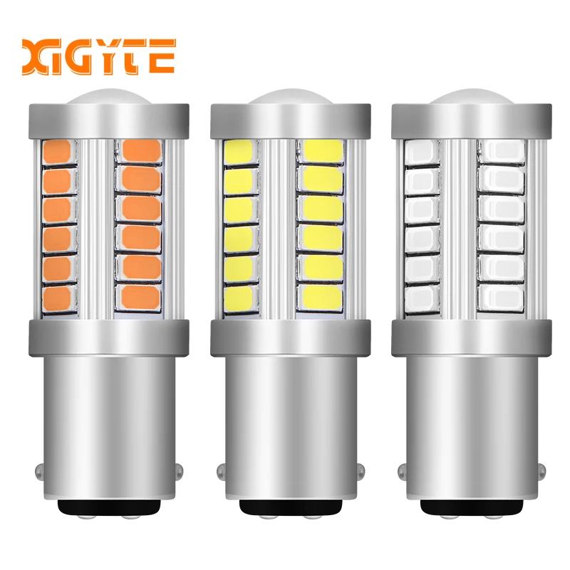 1157 P21/5 Вт BAY15D супер яркий 33 SMD 5630 5730 светодиодный Автомобильные стоп сигналы