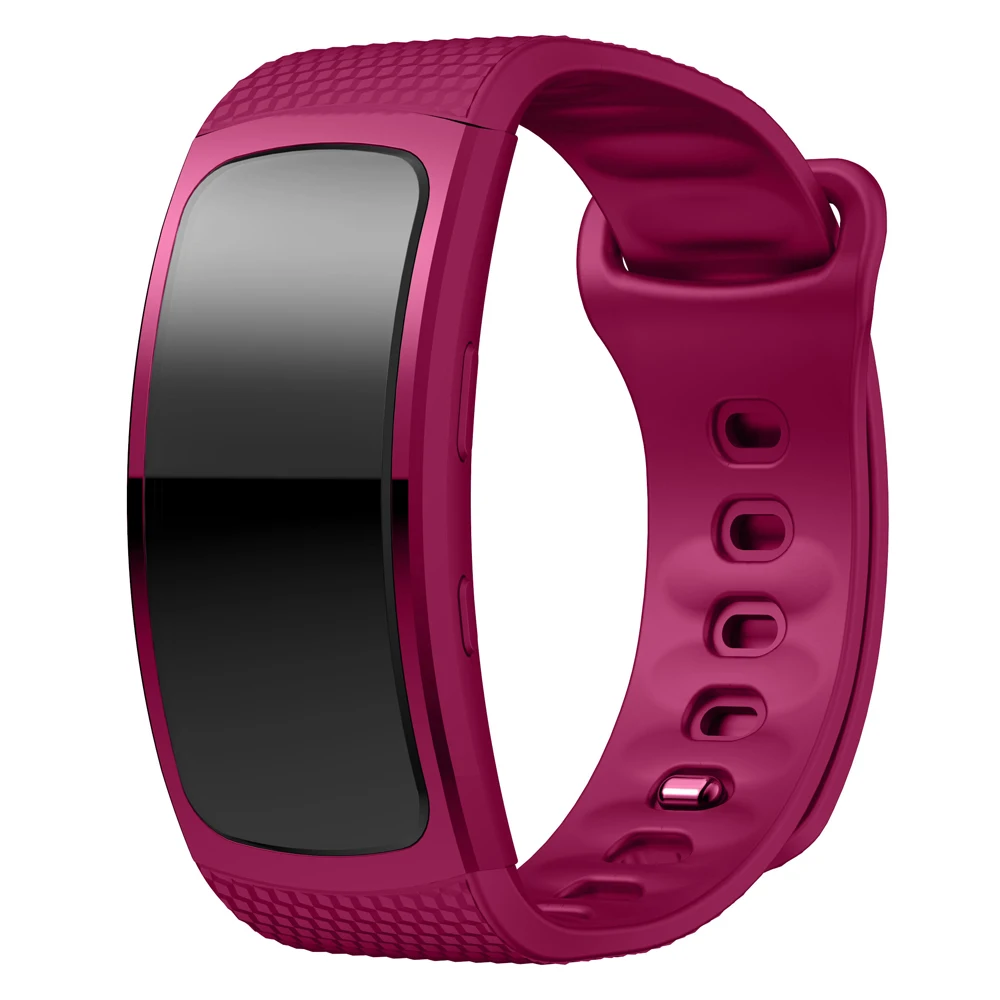 Спортивный Цветной силиконовый ремешок для Samsung Galaxy Gear Fit 2 сменные Ремешки